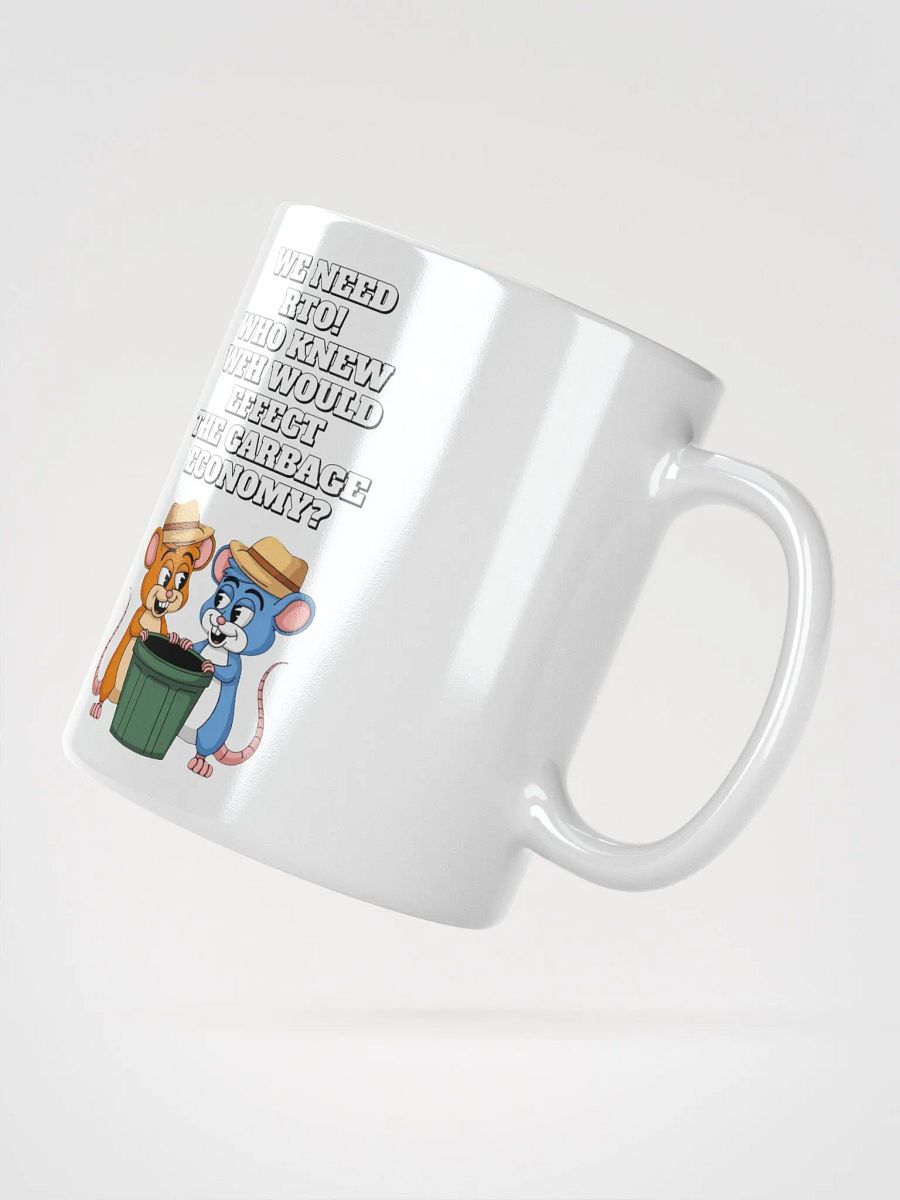 Who Knew WFH Would Effect The Gargabe Economy? White Coffee Mug product image (5)