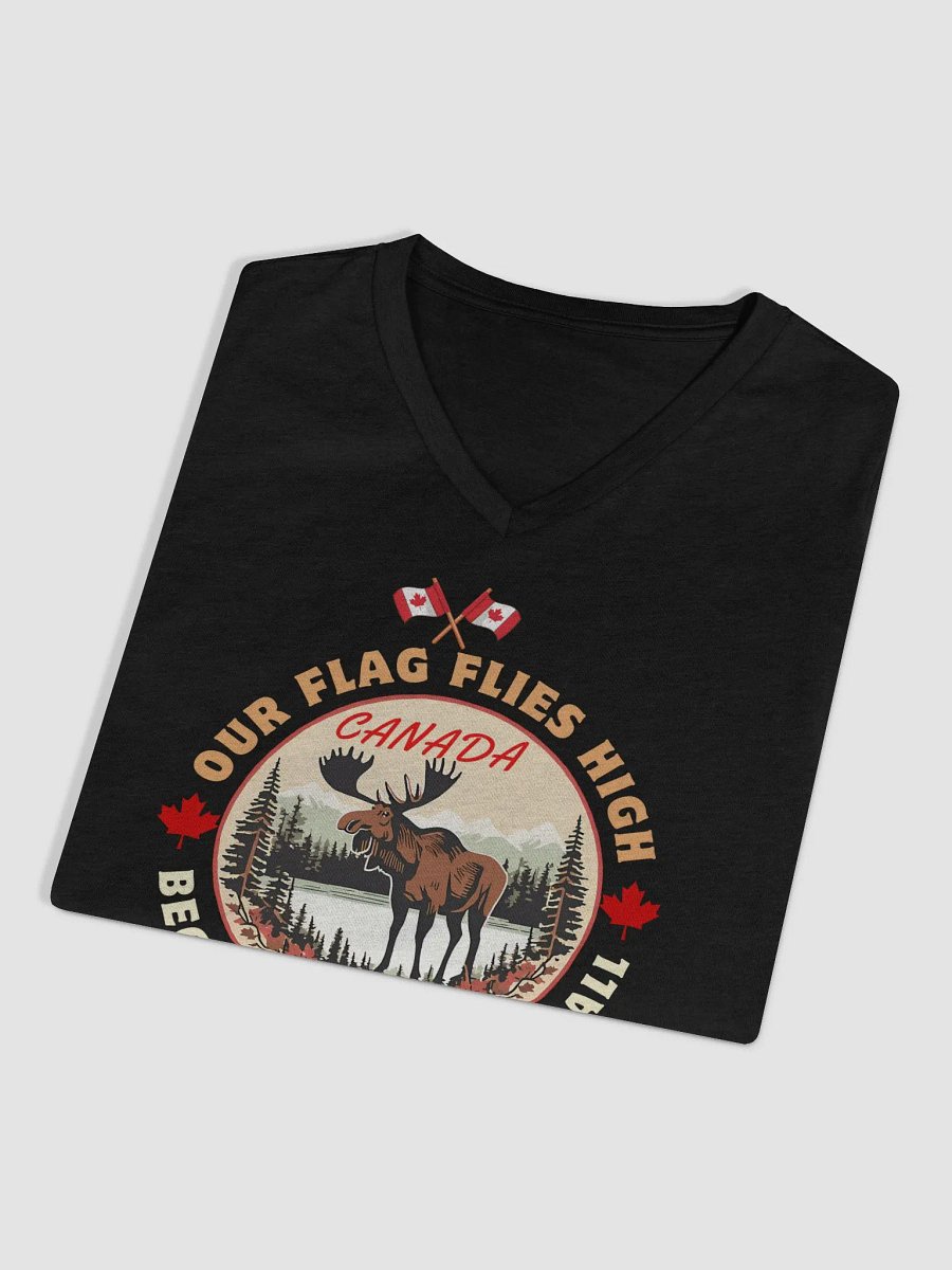 Canadian Pride Moose V-Neck Tee product image (15)