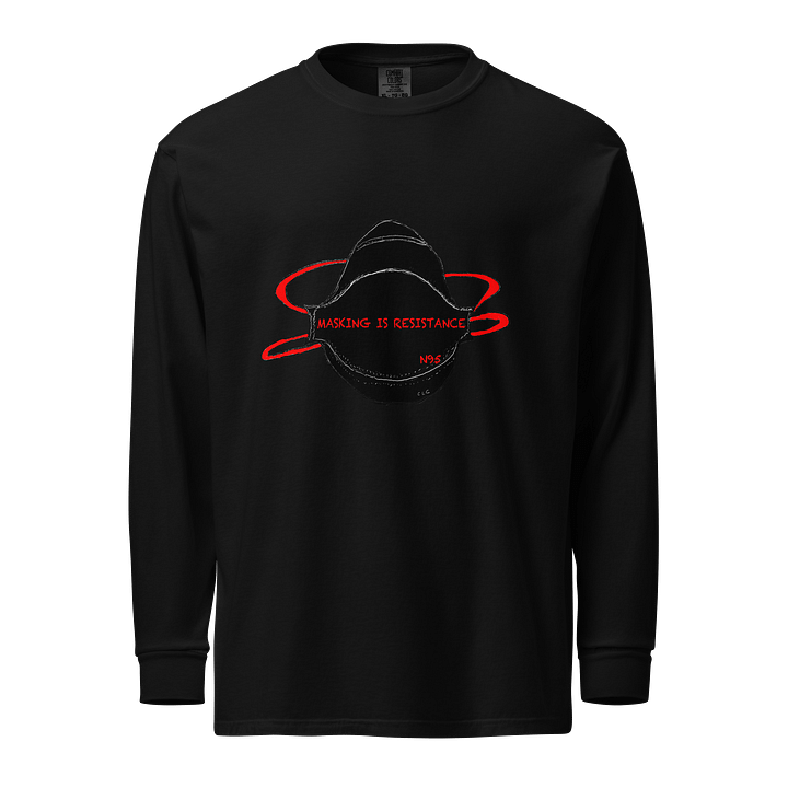 MASKING IS RESISTANCE Long Sleeve Tee product image (1)