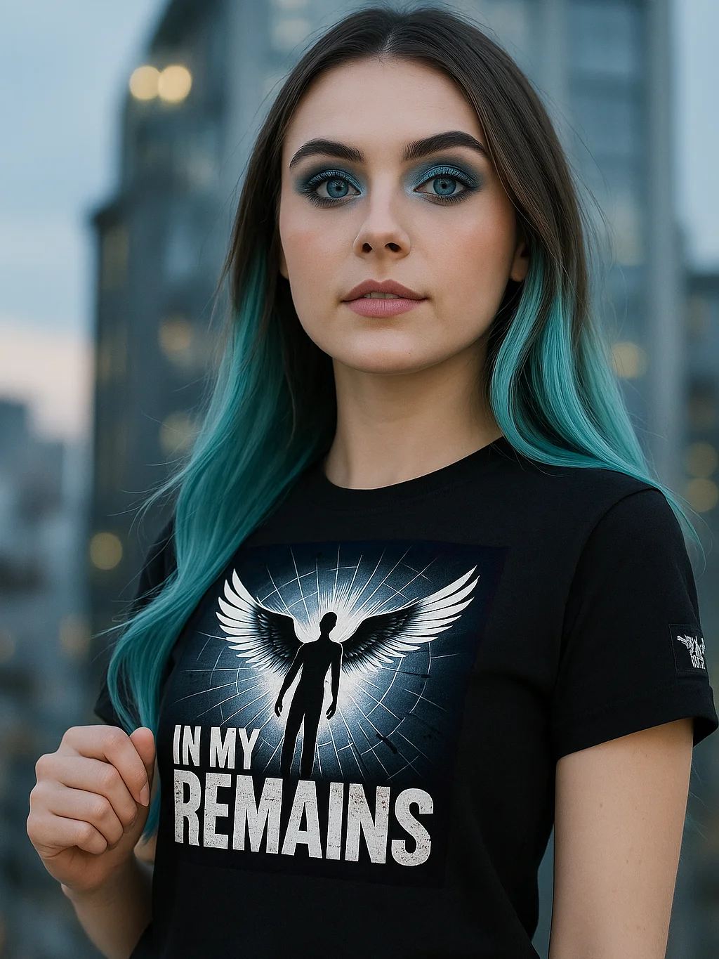 In My Remains Winged Silhouette T-Shirt product image (1)