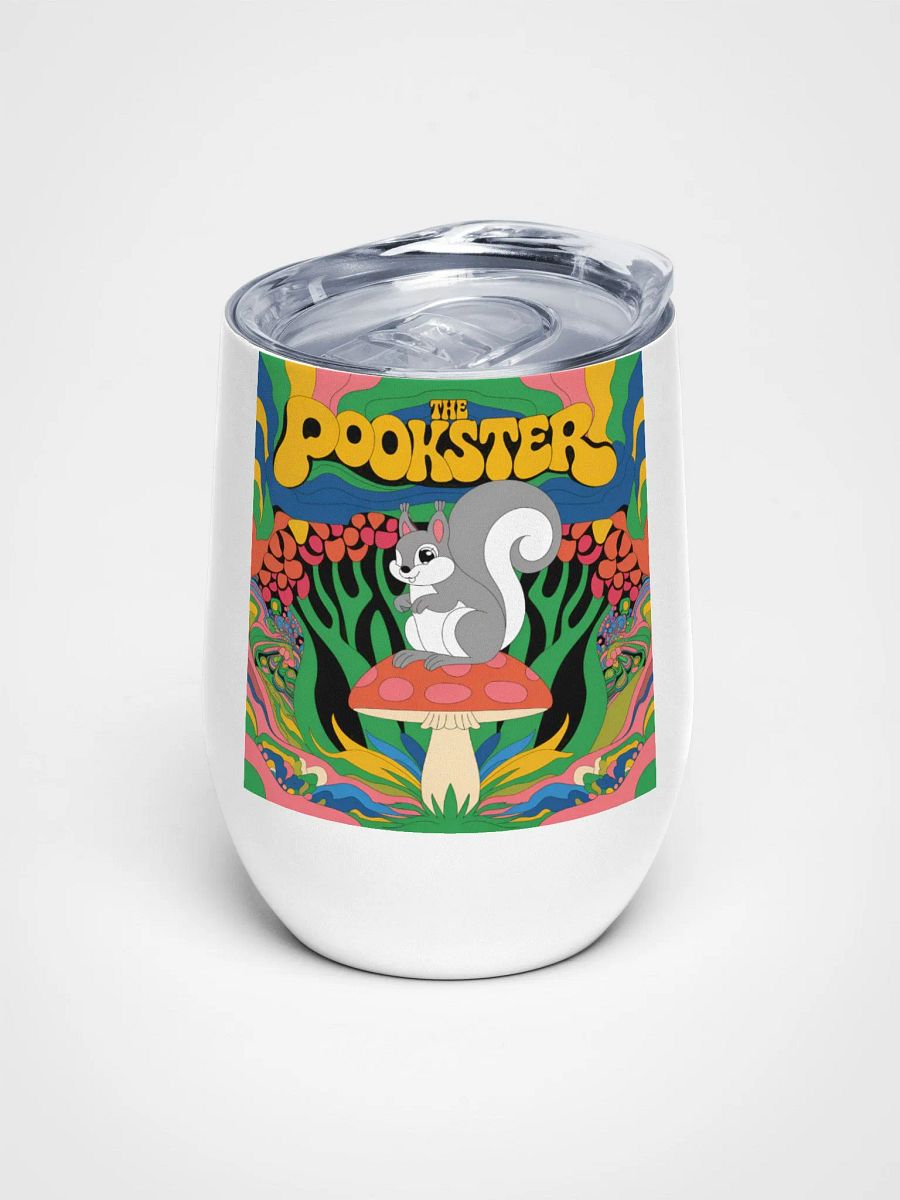Psychedelic Squirrel Wine Tumbler product image (1)