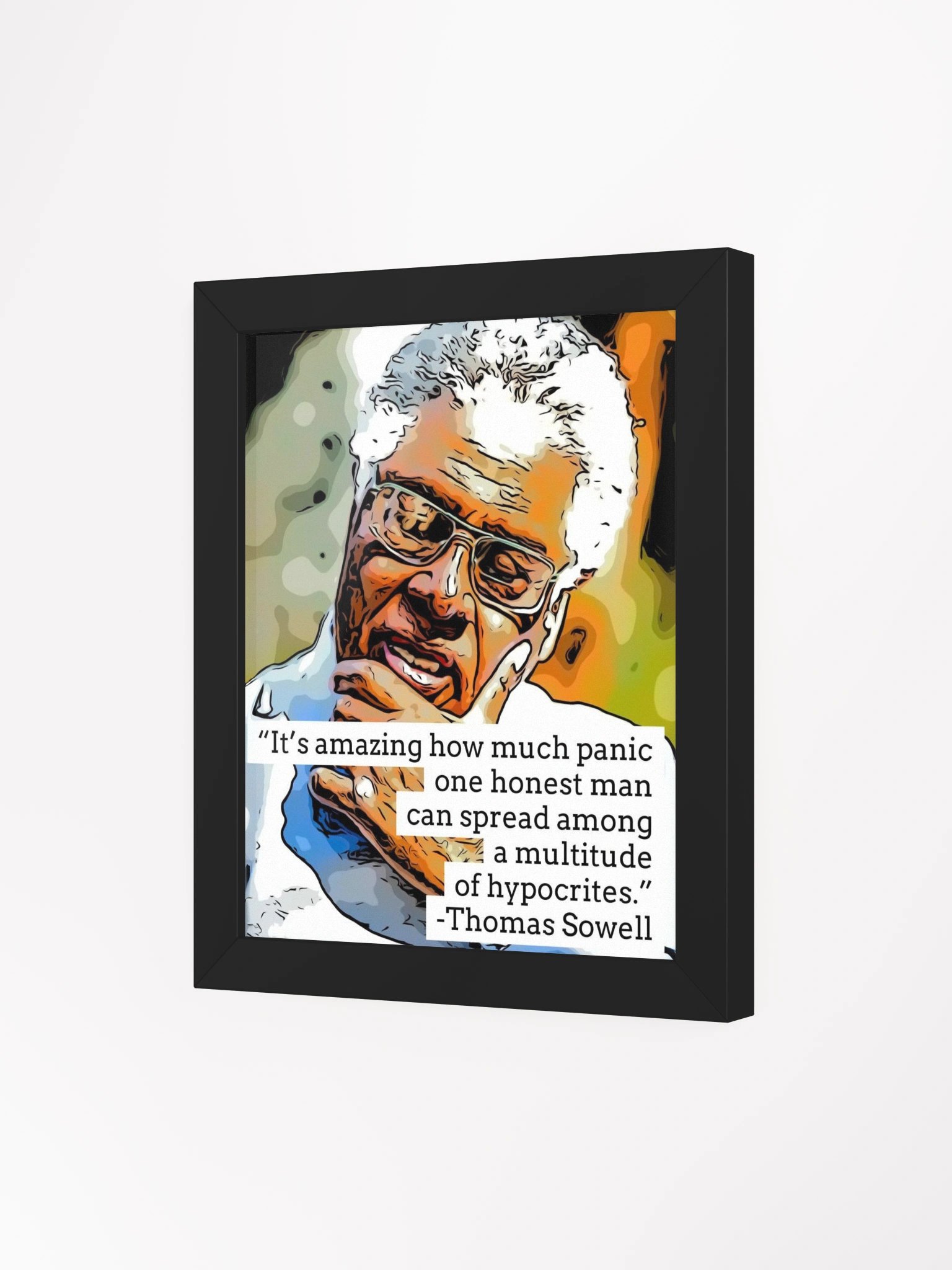 “One Honest Man” — Thomas Sowell Art Print (Framed) product image (4)