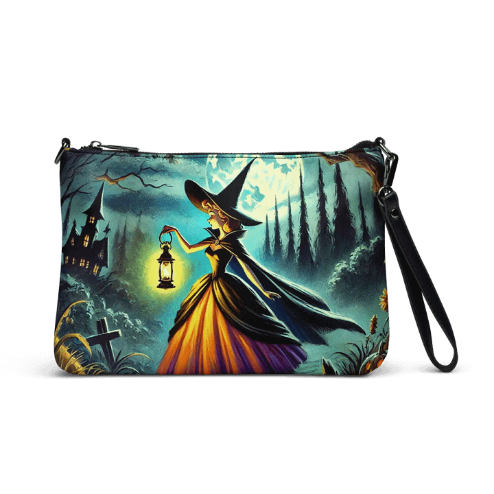 Enchanting Witch in the Woods Halloween Crossbody Bag product image (1)