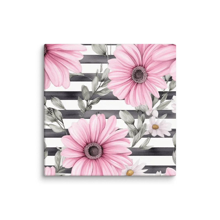 Pink Daisies Poppin': Canvas Print product image (1)