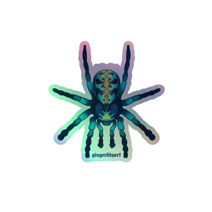 blue tarantula sticker product image (2)