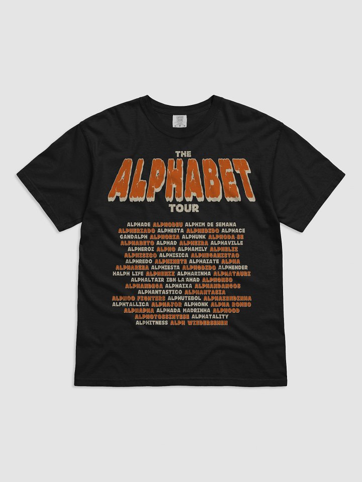 Alphabet Tour Tee product image (1)