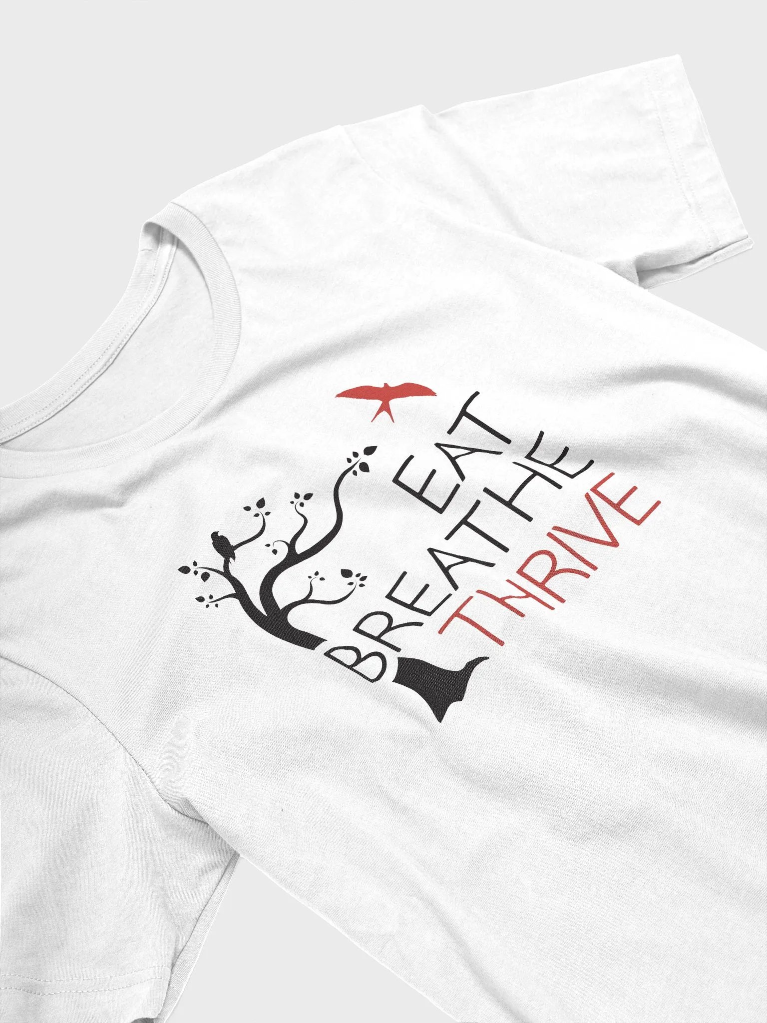 Eat Breathe Thrive | white t-shirt product image (3)
