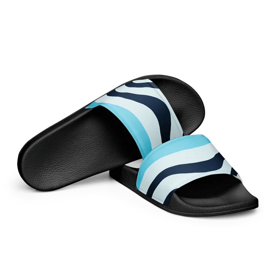 Blue Sunset Waves Women's Slides product image (9)