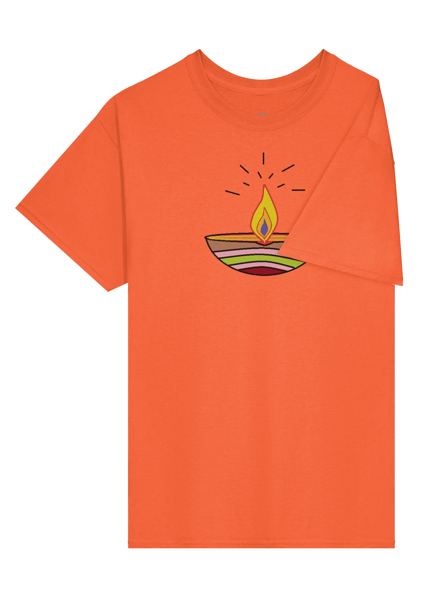 Light diya Icons T-Shirt product image (26)