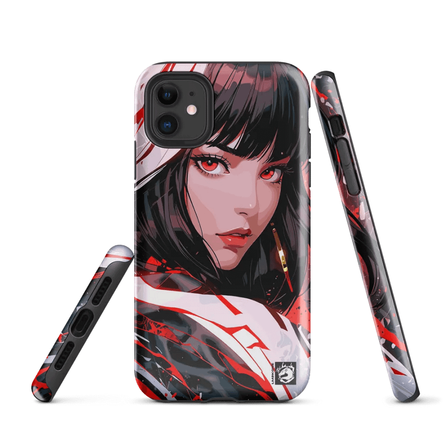 Manga Girl Marble iPhone® Tough Case product image (1)