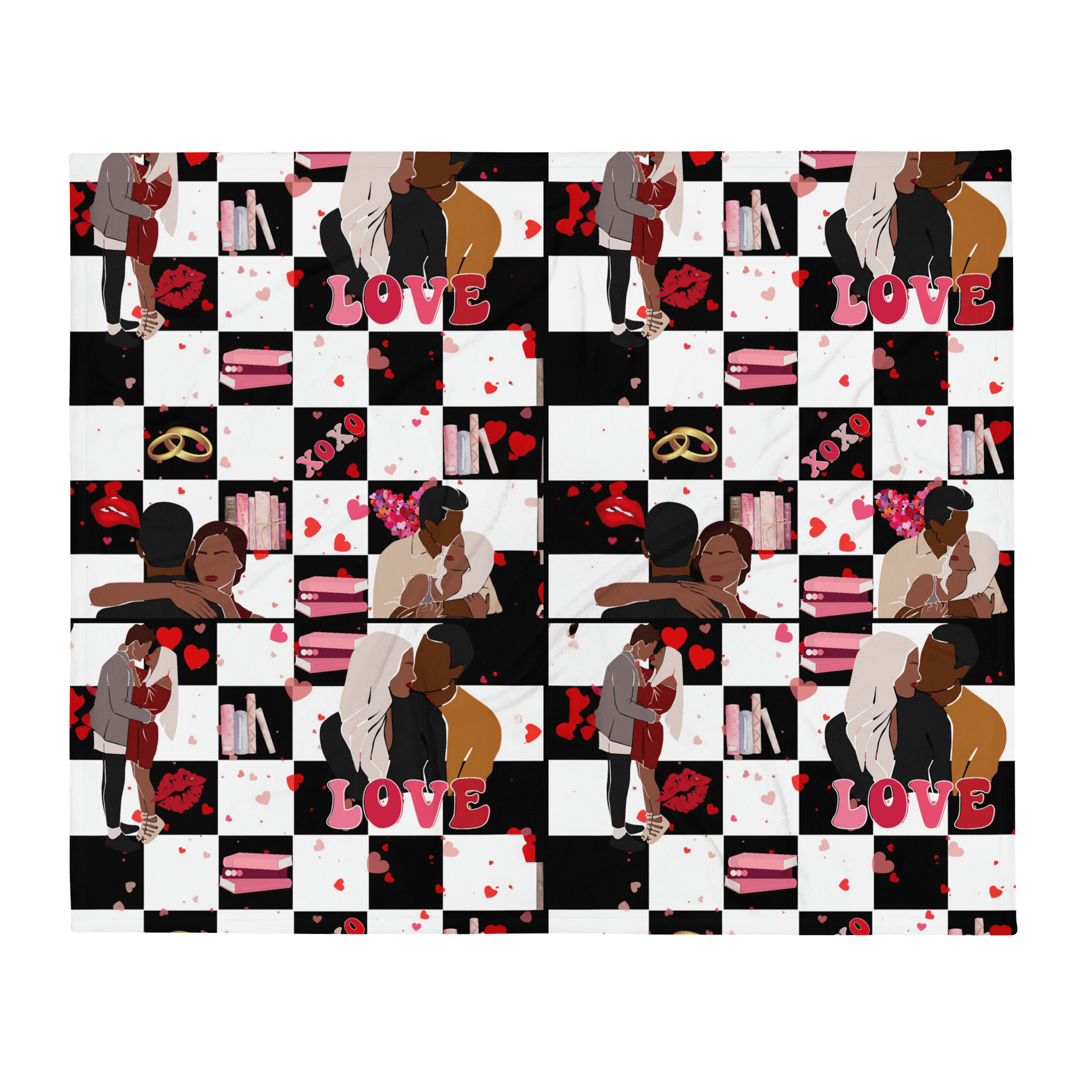 XOXO Love Throw Blanket product image (1)