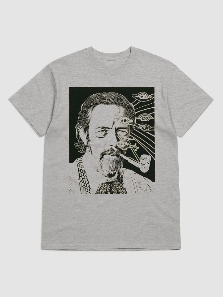 Alan Watts Surreal Visionary Portrait T-Shirt product image (1)