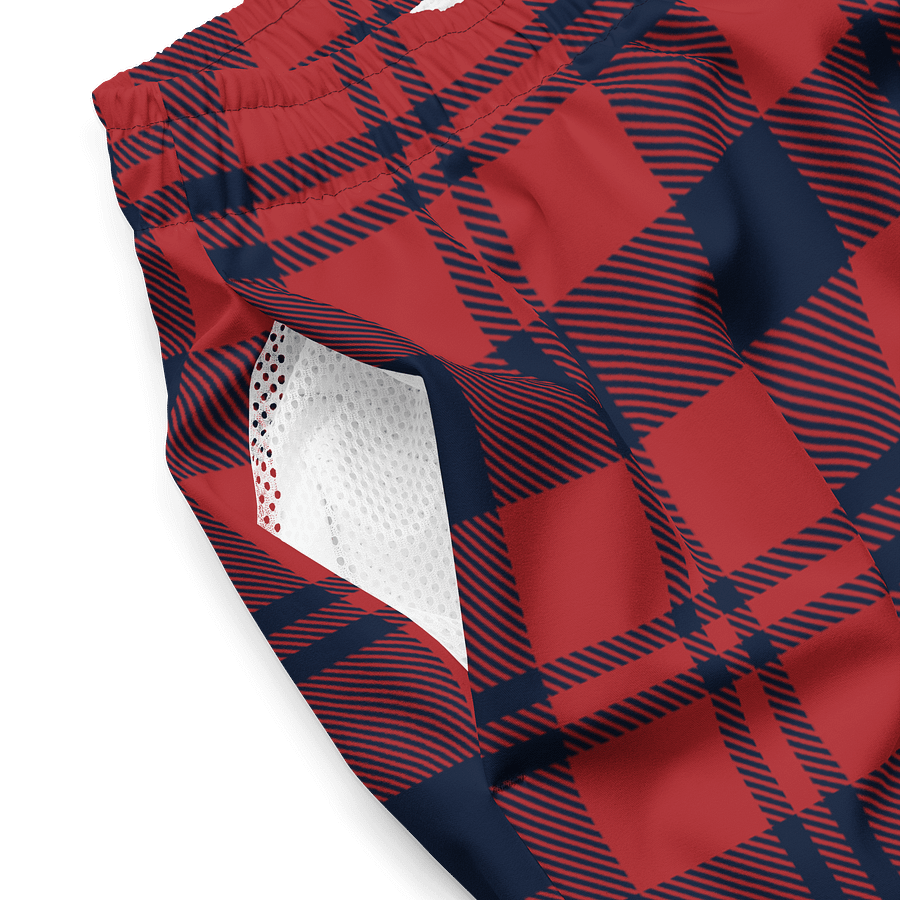 Buffalo Plaid Paradise Swim Trunks product image (4)