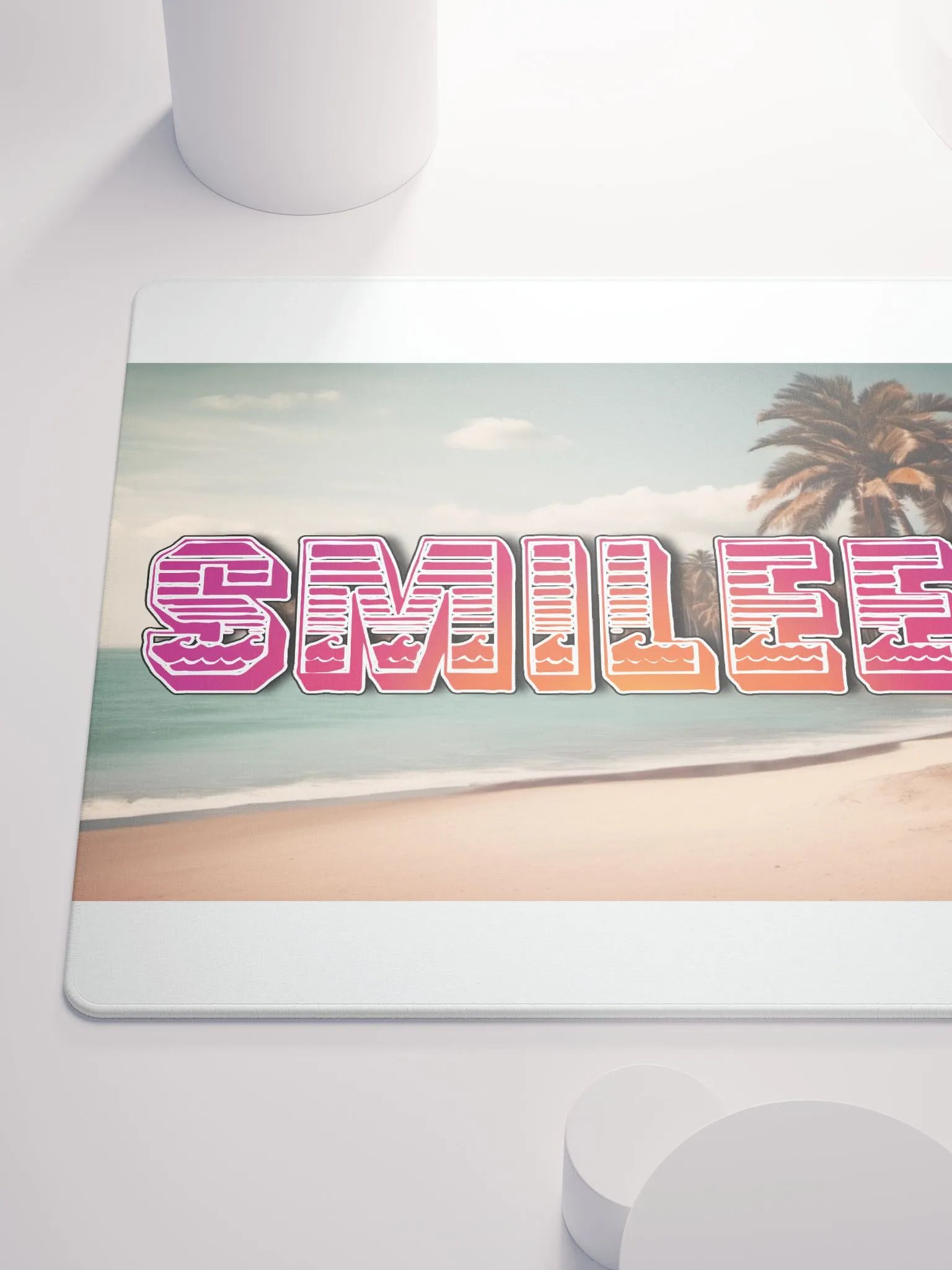 BEACH VIBES SUNSET SMILEEY - GAMING MOUSEPAD product image (6)