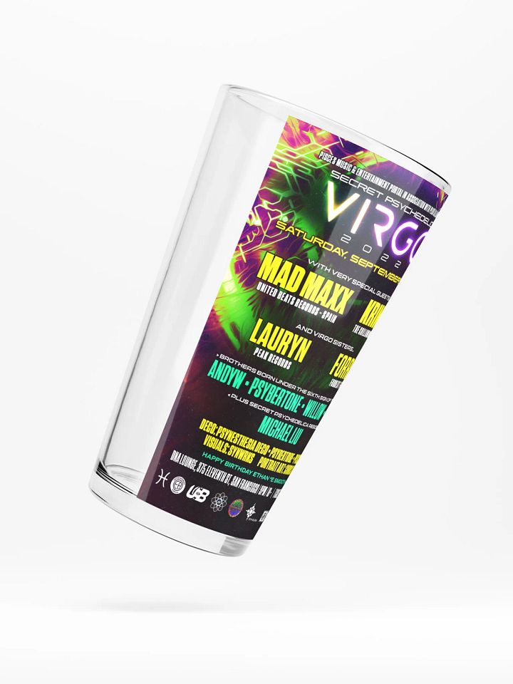 Virgo 2022 Shaker Pint Glass product image (2)
