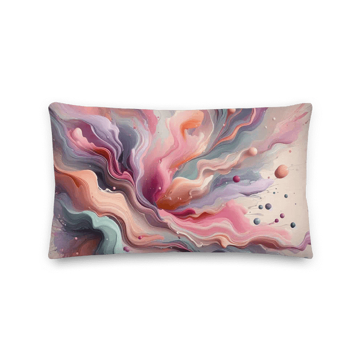 Pastel Swirls Premium Pillow | AI Design product image (2)