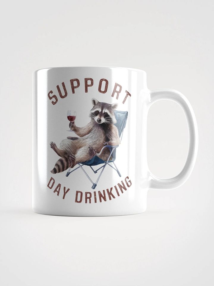 Laid-Back Raccoon Day Drinking Mug product image (1)