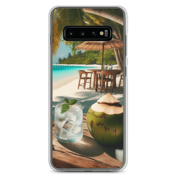 Tropical Breeze Samsung® Clear Case | AI Design product image (8)