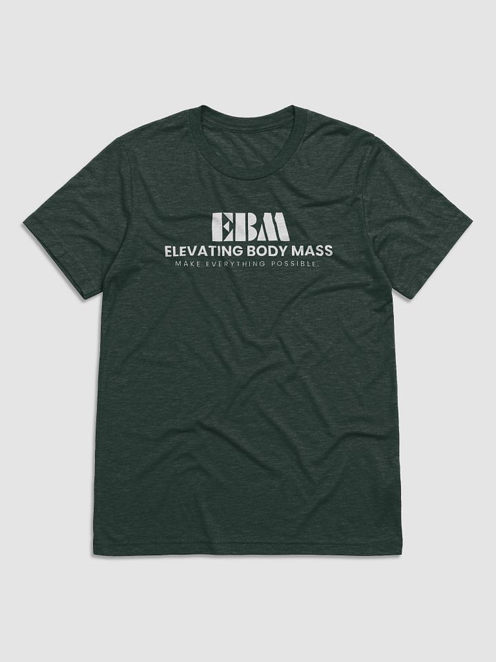 EBM Triblend Short Sleeve T-Shirt (White Logo) product image (20)
