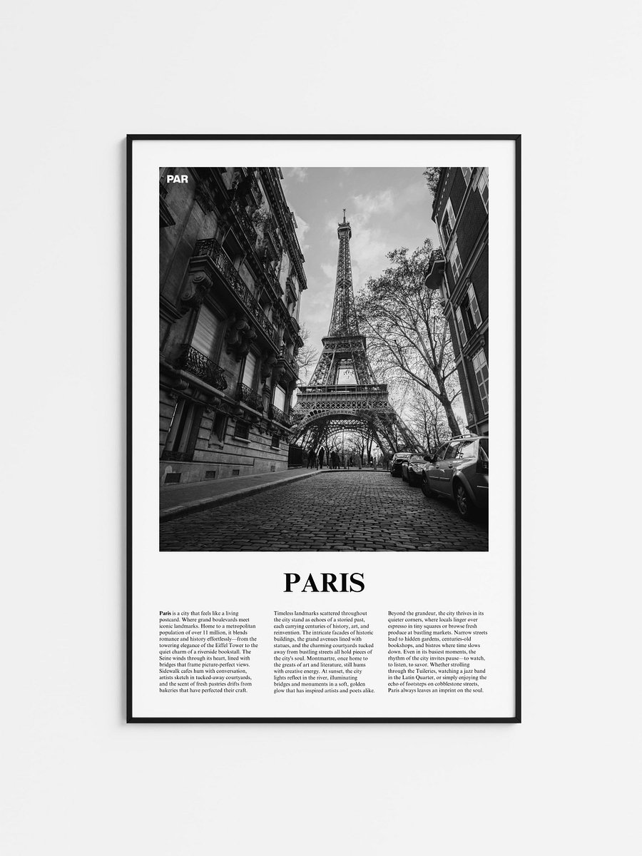 Paris 03 Newspaper Poster product image (1)