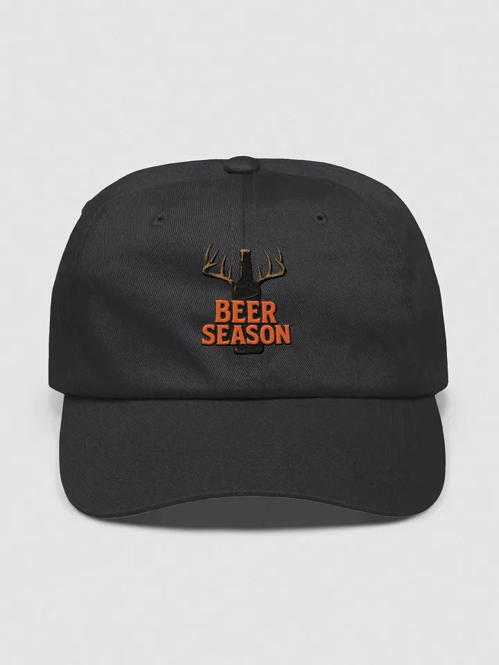 Funny Beer Season Dad Hat – Vintage Outdoorsman Style product image (1)