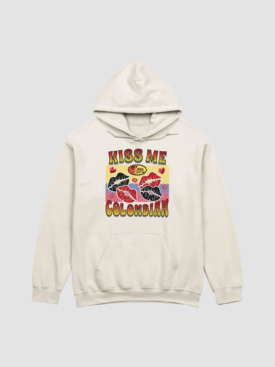 Kiss Me I'm Colombian Graphic Hoodie product image (17)