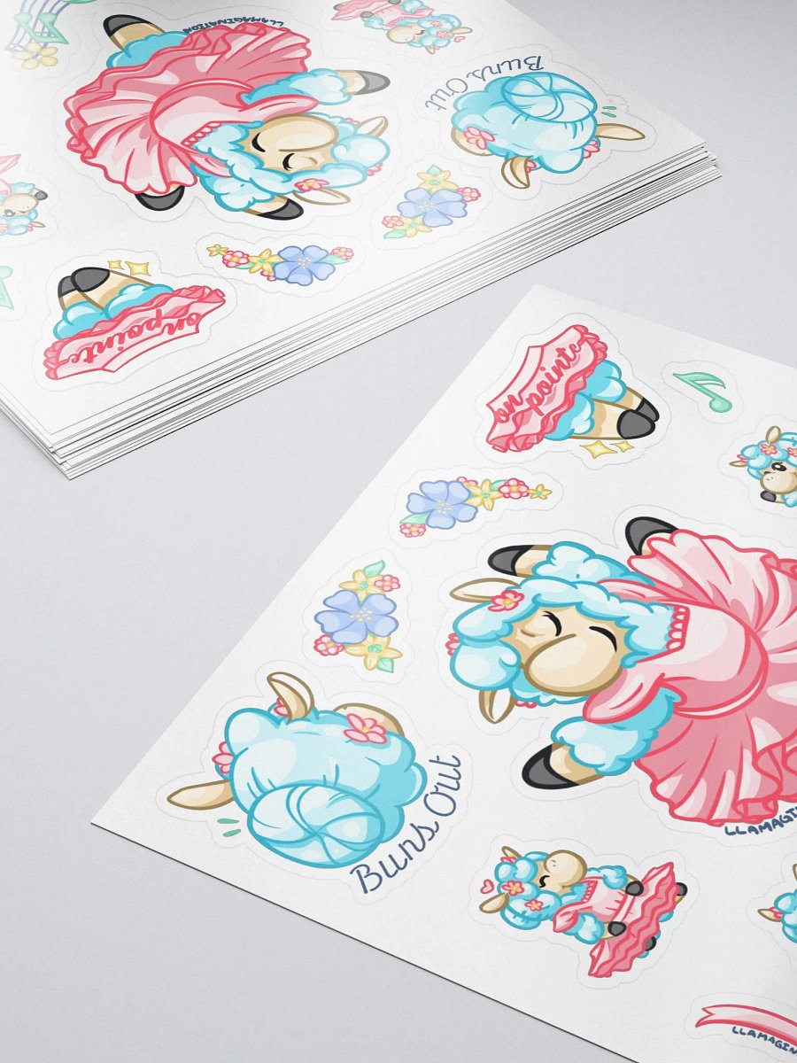 Llama Ballet Sticker Set product image (5)