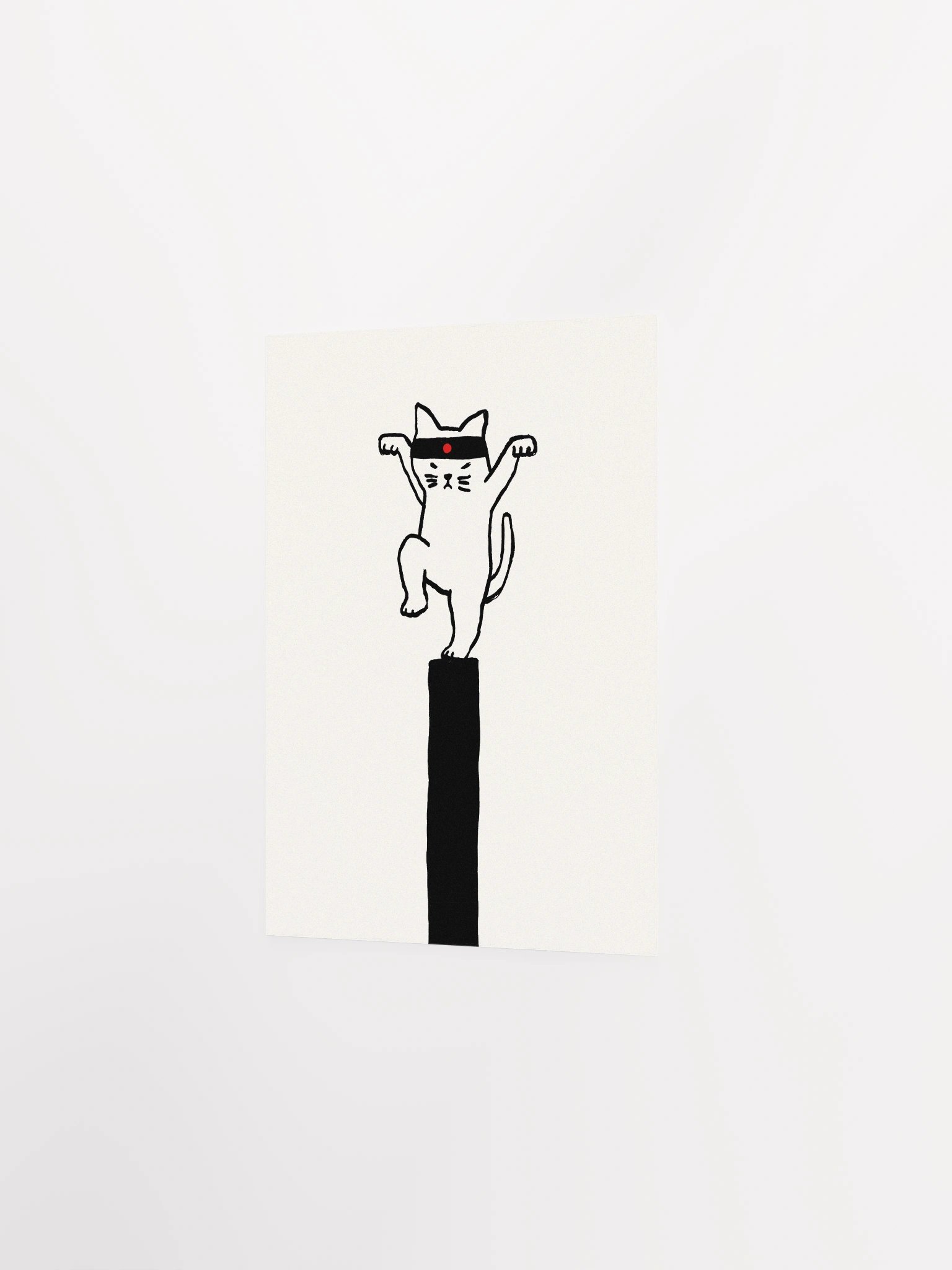 Karate Cat art print product image (13)