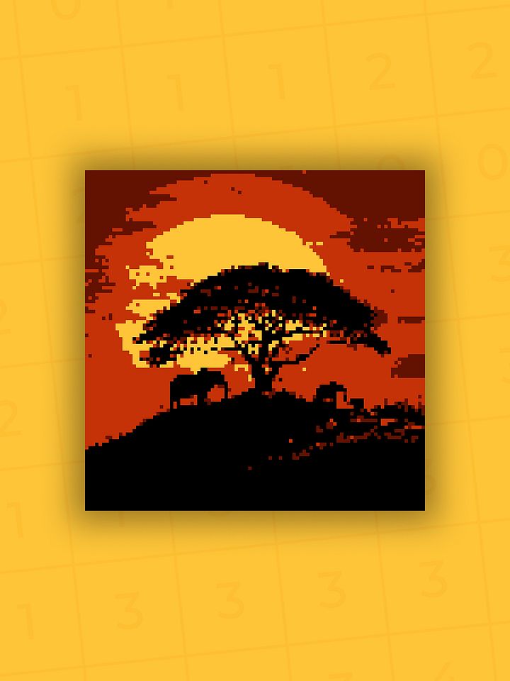 Sunset in the safari product image (1)