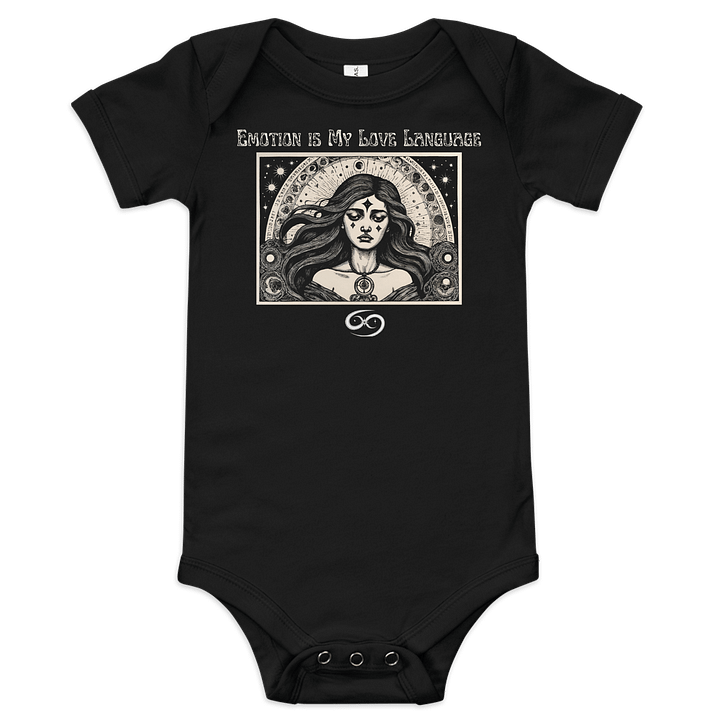 Cancer Zodiac 2025, Emotions are My Love Language, Baby Outfit product image (1)
