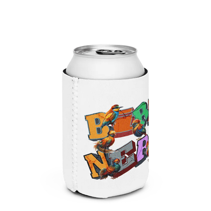 Bird Nerd Colorful Can Cooler product image (2)