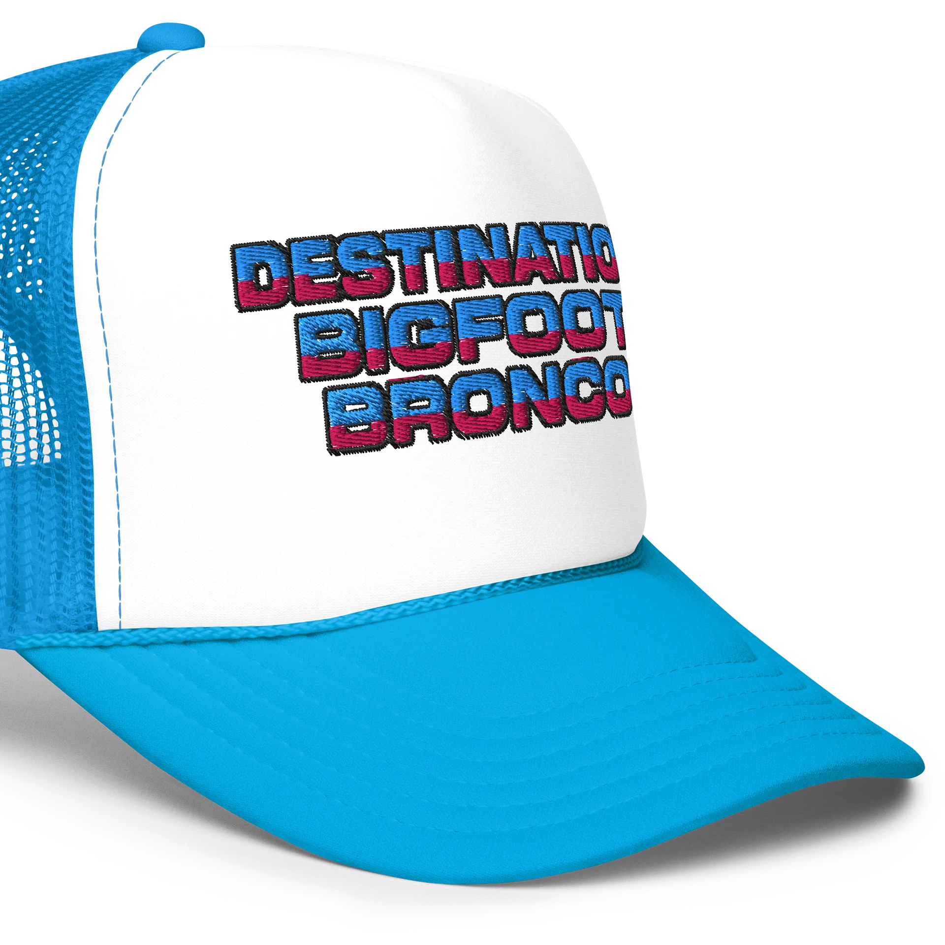 2025 Bronco Beach Bash Ocean City / Destination Bigfoot Bronco Collab Full Send Foam Trucker Hat (Multiple Colors Available) product image (17)