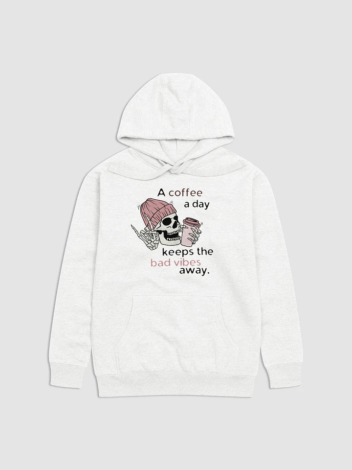 Coffee Vibes hoodie - white product image (1)