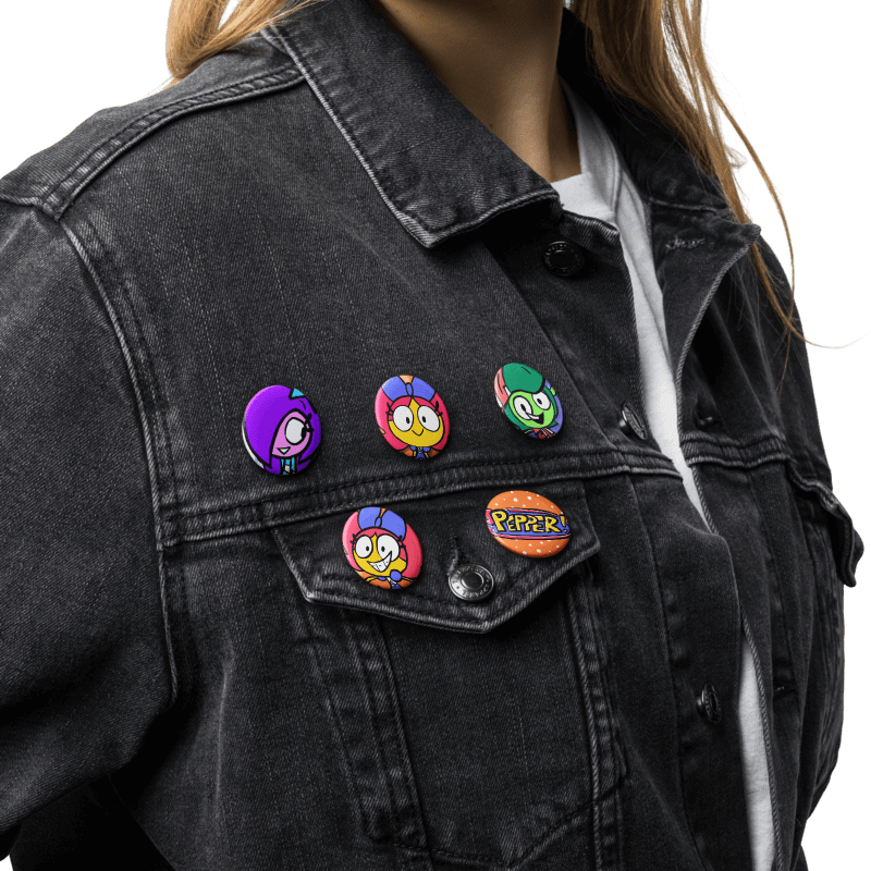 Pepper Pin Buttons Set product image (6)