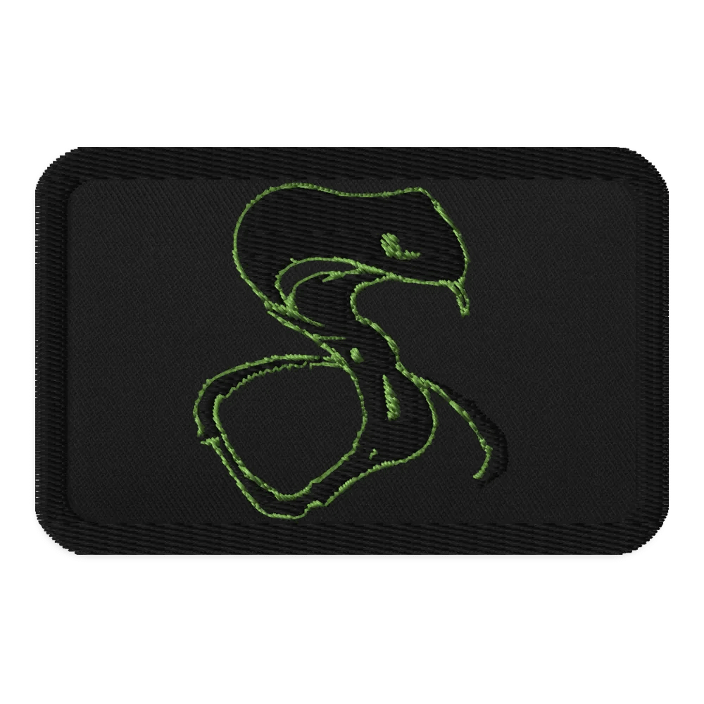 Steve the Snake Embroidered Patch product image (1)