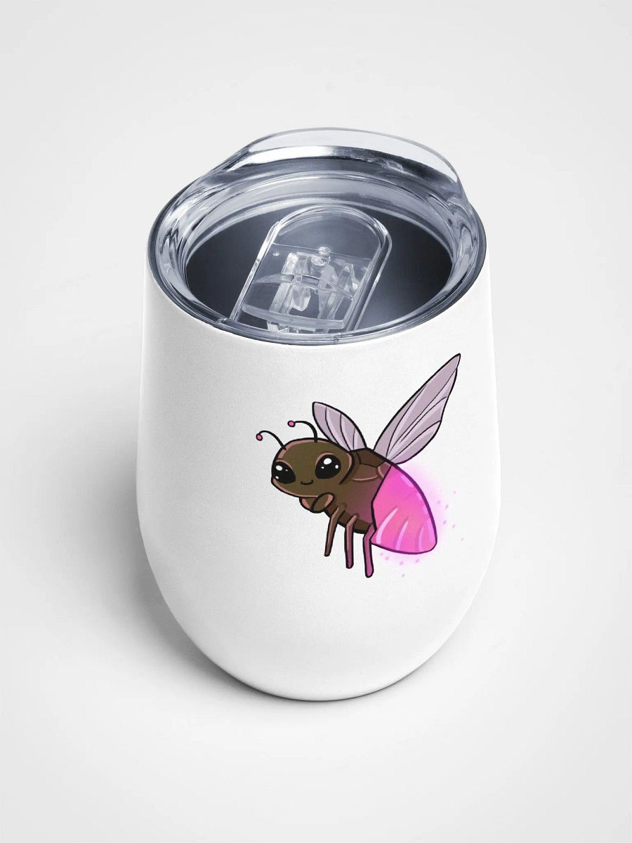 Pink Torchbug Wine Tumbler product image (4)