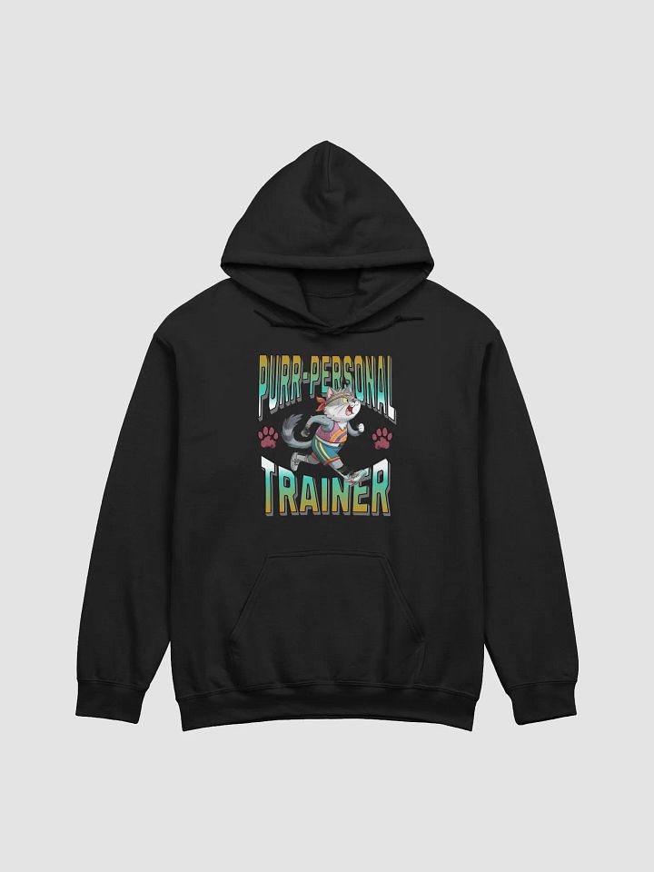 Purr Personal Trainer Cat Hoodie product image (1)