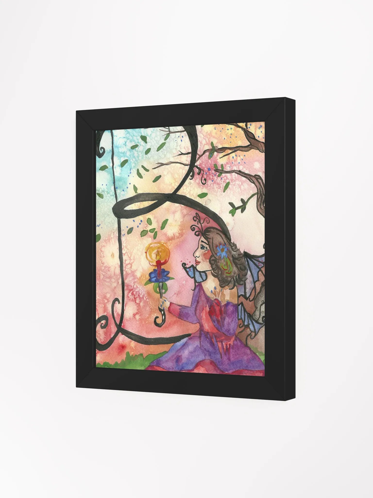 Fairy Alphabets - Letter B Framed Print product image (5)