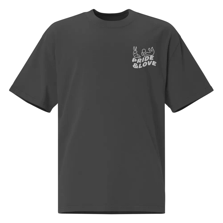 Pride & Love Oversized Faded T-Shirt product image (1)