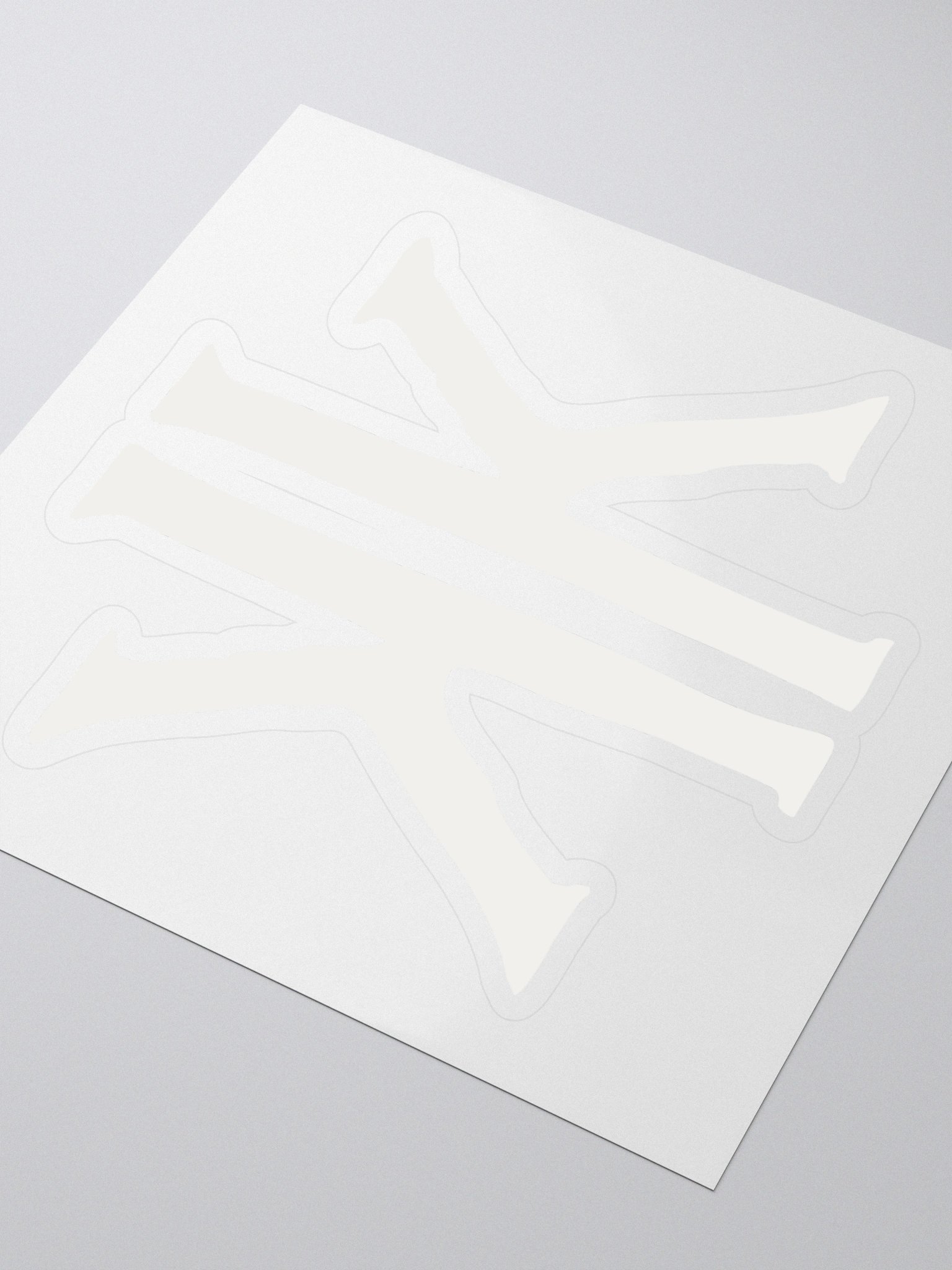 White Logo Sticker product image (3)