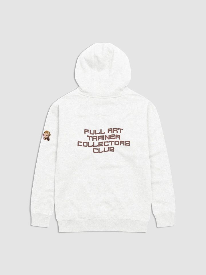 Full Art Trainer Collectors Club Hoodie - White, Sky Blue product image (4)
