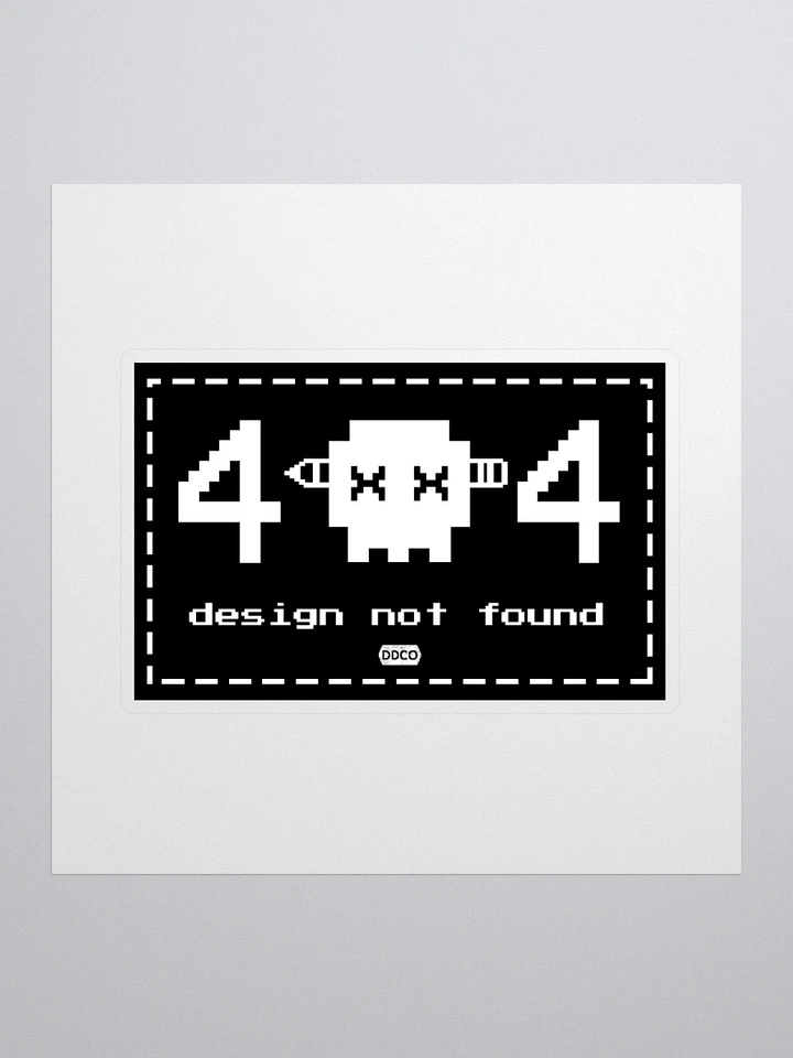 404 Design Not Found - Sticker product image (1)
