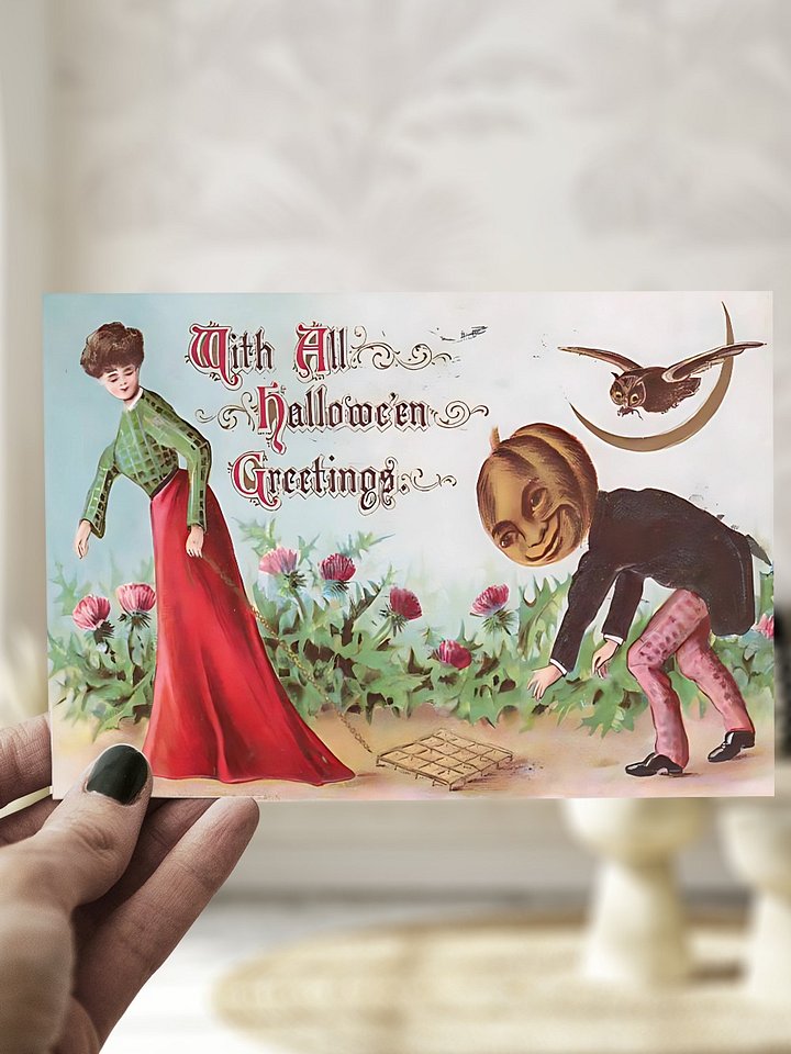 Vintage Halloween Card from 1910 product image (1)