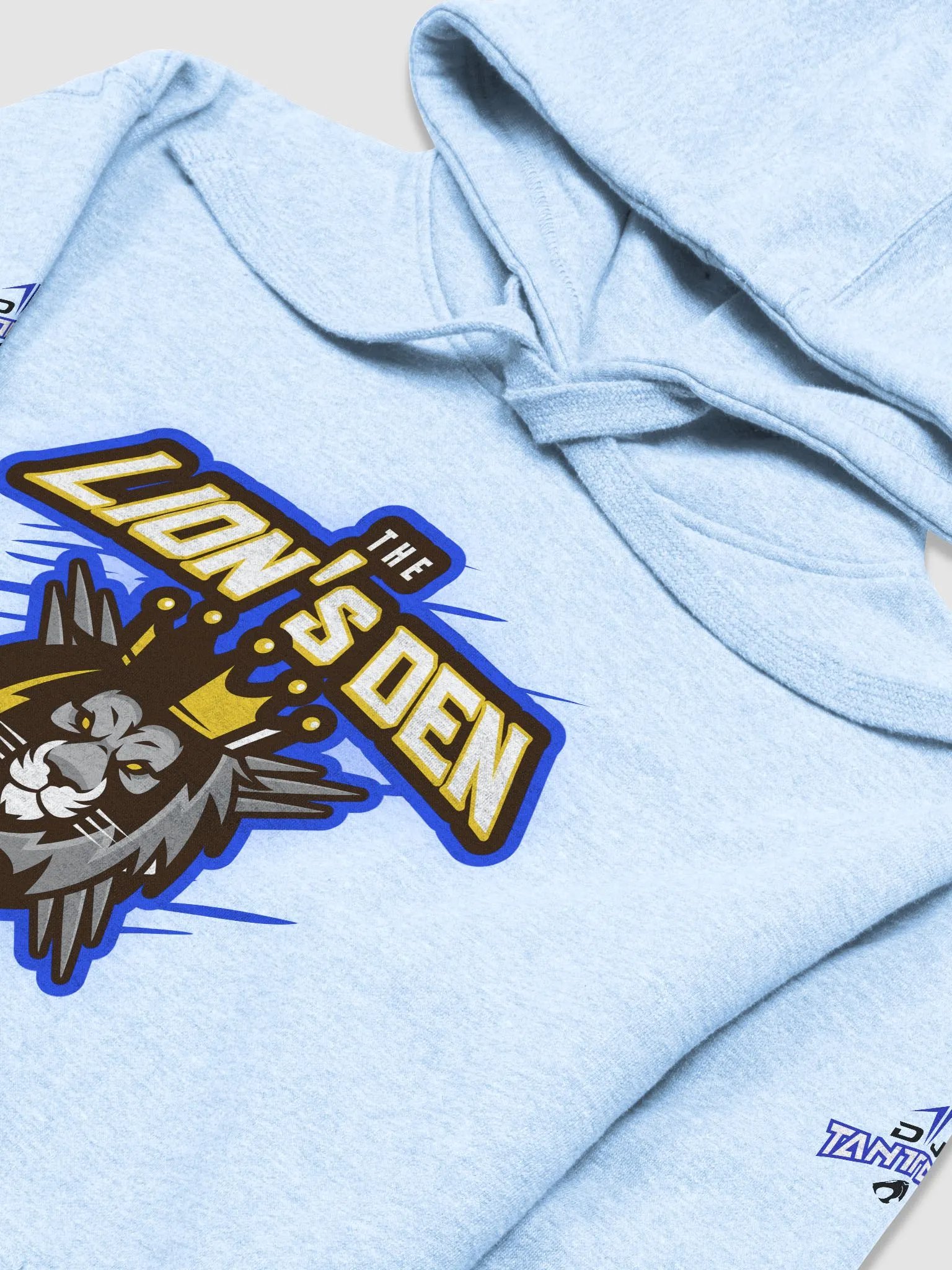 Premium Lion's Den Hoodie (Unisex) - SkyBlue/Rose/Grey/White product image (3)