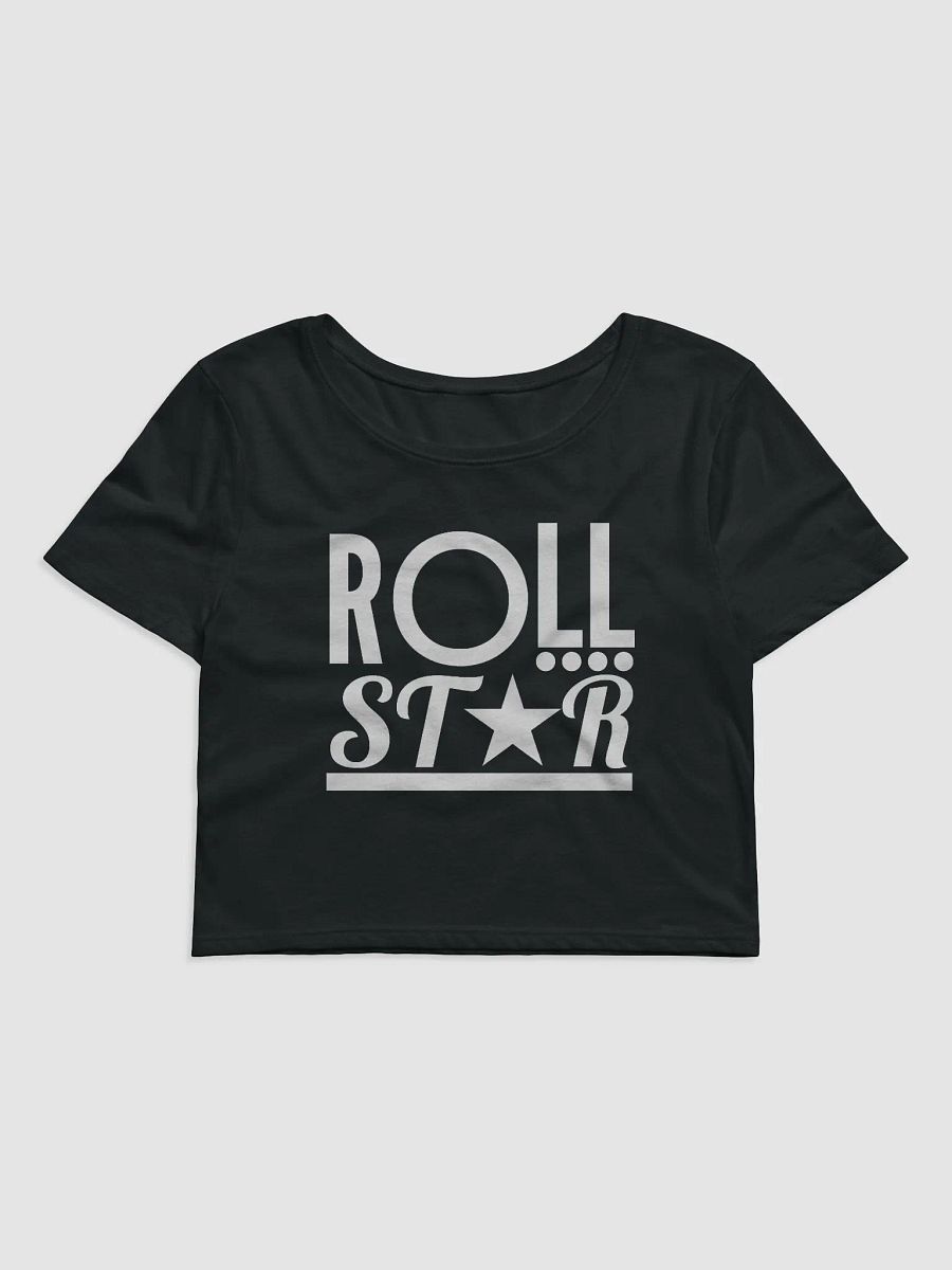 OG ROLLSTAR WHITE LOGO CROP TOP product image (1)