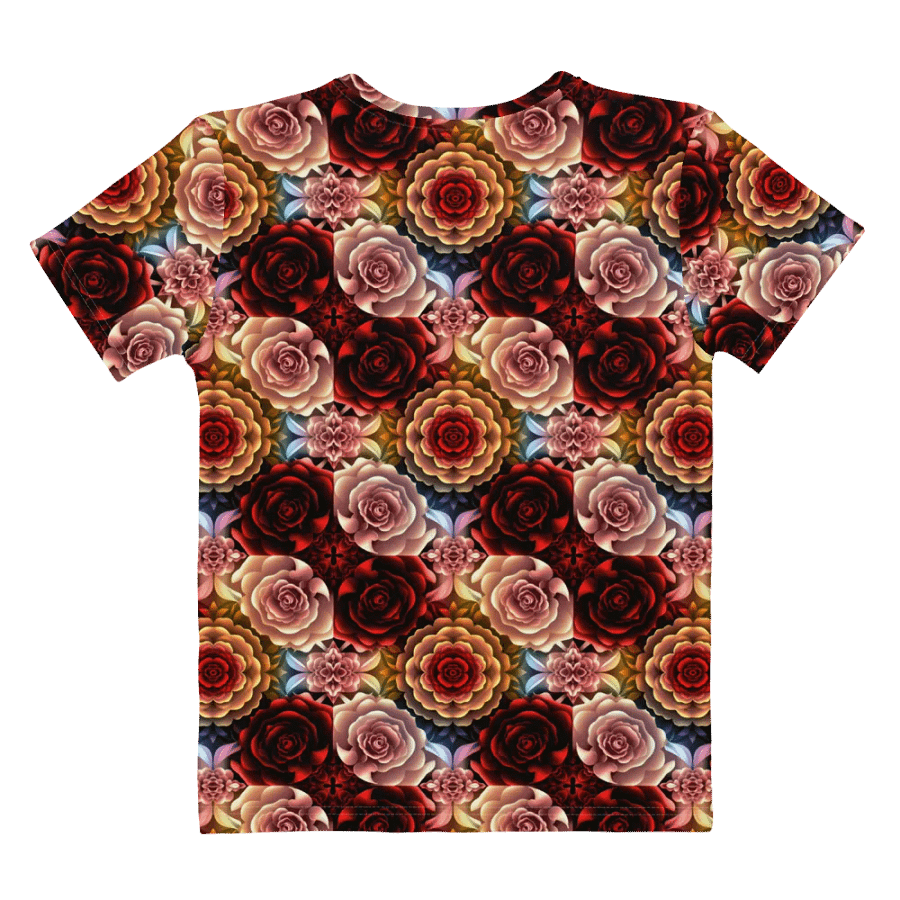 Rose Garden Dream Women's Crew Neck Tee product image (9)