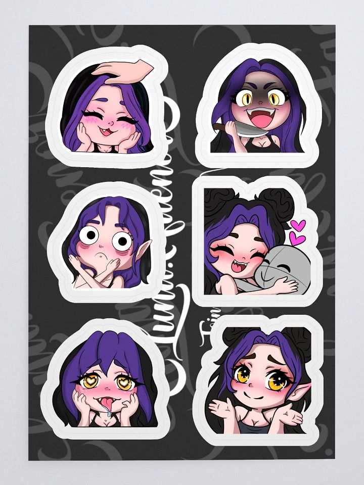 Kiss Cut Luna Stickers 2024 (1) product image (1)