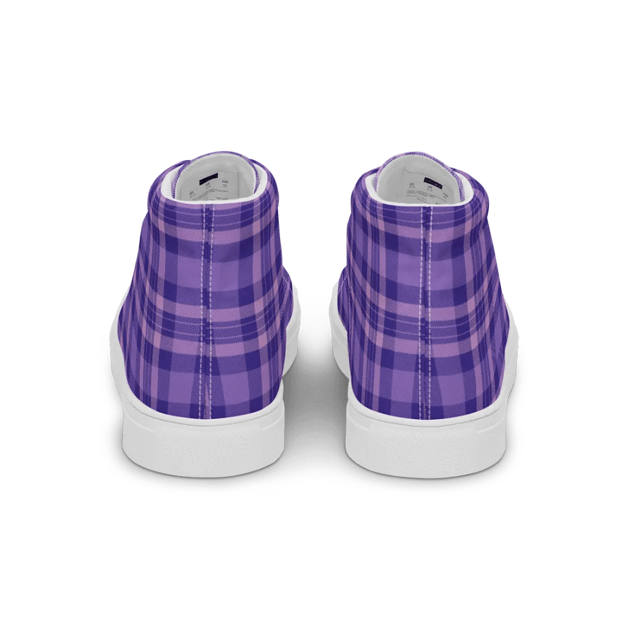 Men's Purple Tartan High Tops product image (4)