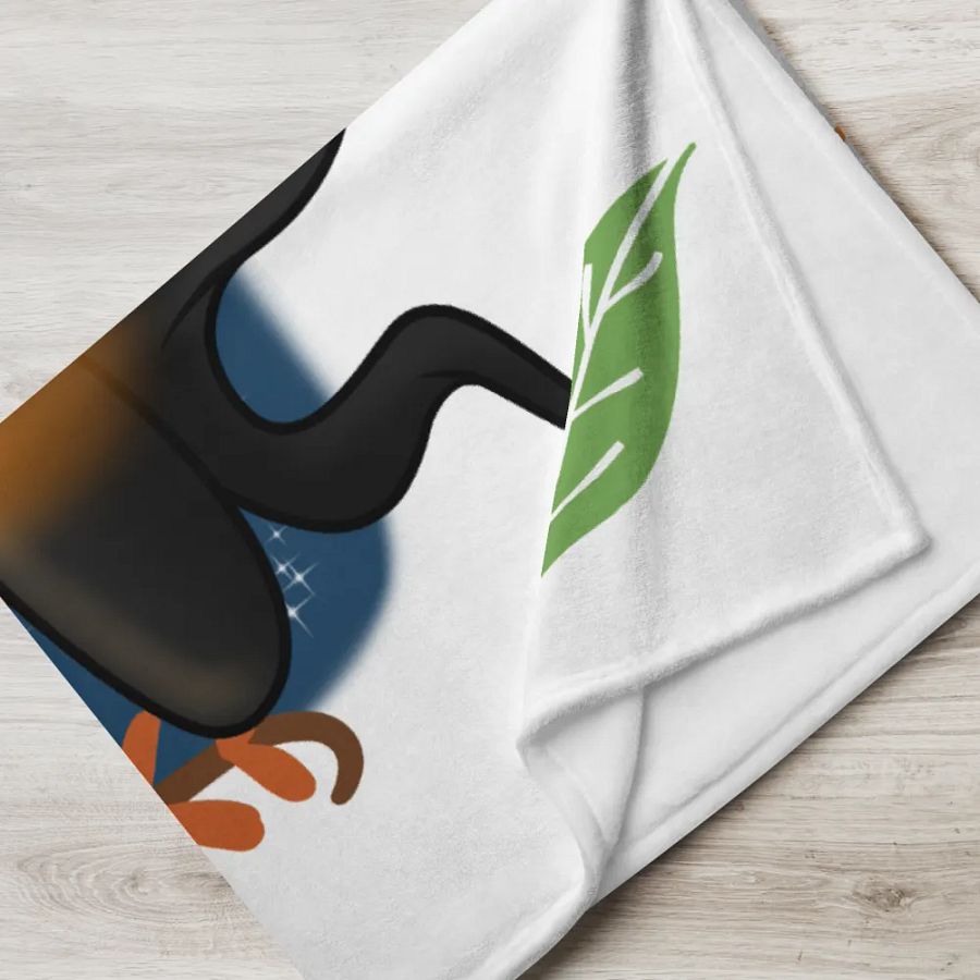 Pumpkin Witch Panda Blanket product image (5)