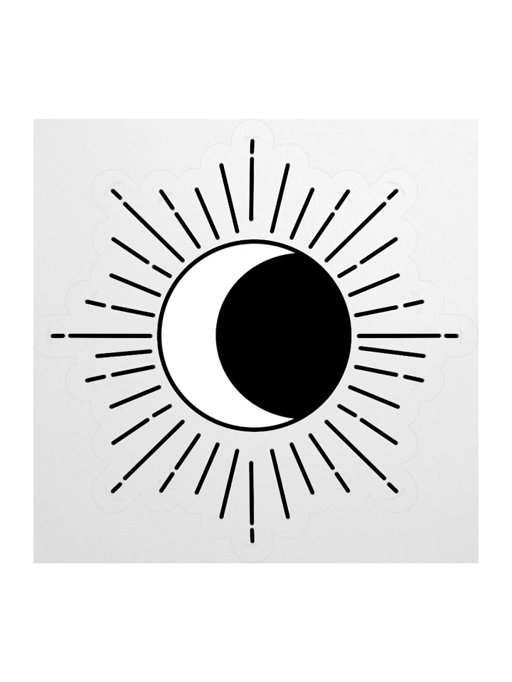 The sun and moon sticker product image (3)
